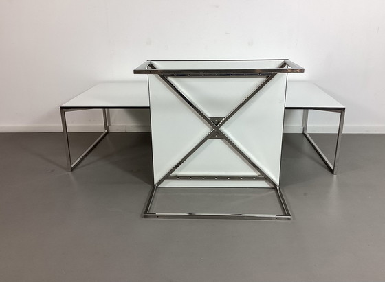 Image 1 of Salontafel Met Extra Bijzettafel Modern Zware Kwaliteit 