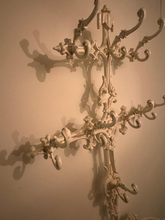 Image 1 of Antieke Victoriaanse Kapstok (Smeedijzer)