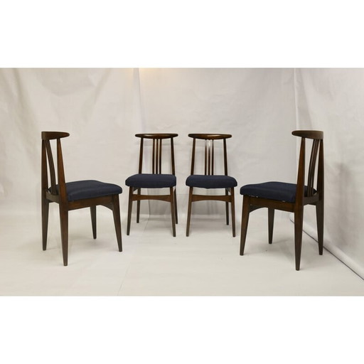 Set van 4 vintage stoelen van M. Zieliński, 1960-1970