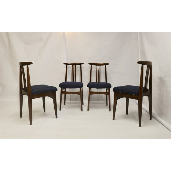 Image 1 of Set van 4 vintage stoelen van M. Zieliński, 1960-1970