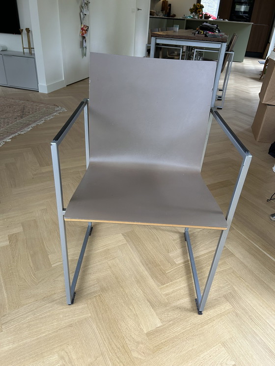 Image 1 of 6X Arco Frame Stoelen In Taupe