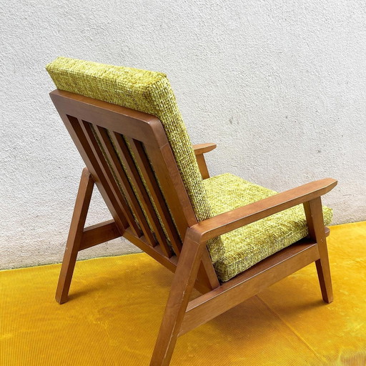 Scandinavische fauteuil Stof Grofmazig