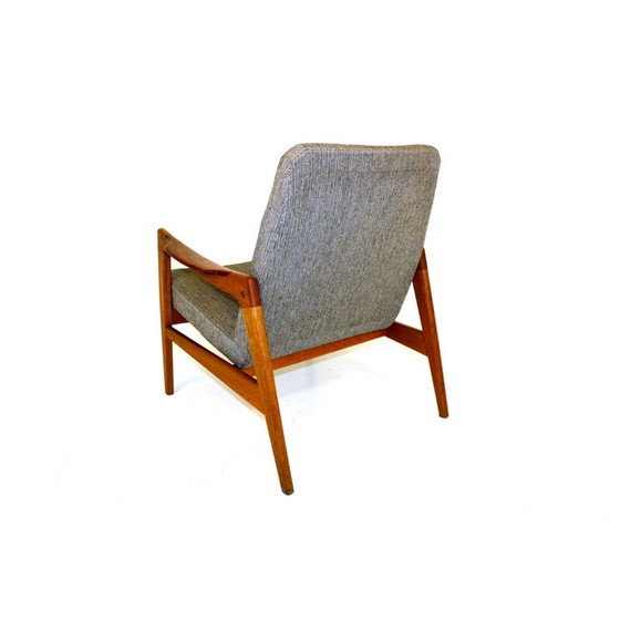 Image 1 of Vintage teak en eiken armstoel, Zweden 1960