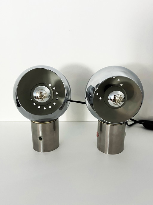 2x Reggiani Illuminazione Oogbol Ruimtetijdperk