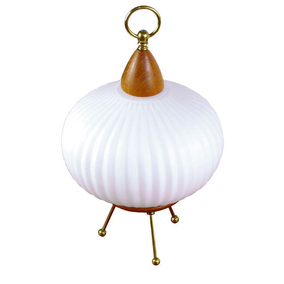 Image 1 of Space Age atomaire driepoot tafellamp van Massive, 1960S