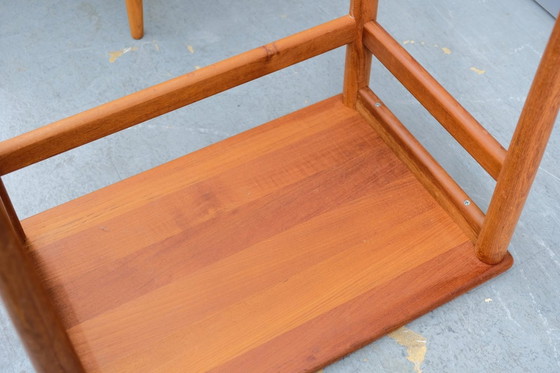 Image 1 of Vintage Deense teakhouten salontafel, jaren 70