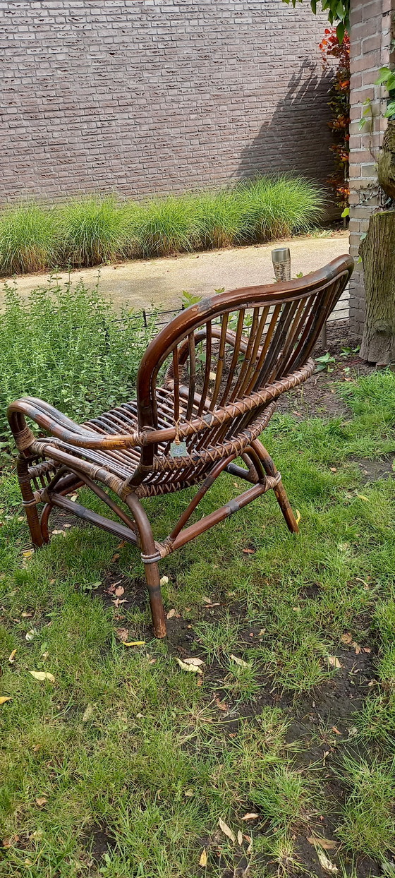 Image 1 of 2x Rotan fauteuil