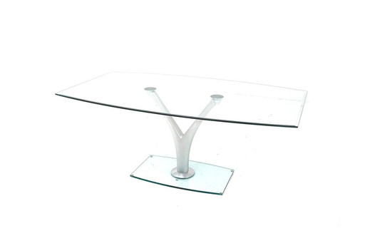 Rolf Benz 1210 eettafel glazen tafel