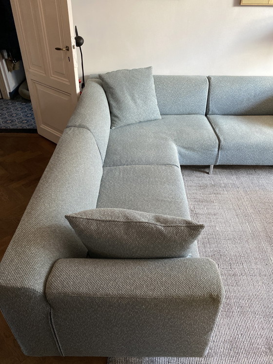 Image 1 of Piero Lissoni ‘250 Met’ Driedelige Hoekbank Voor Cassina Lichtblauw