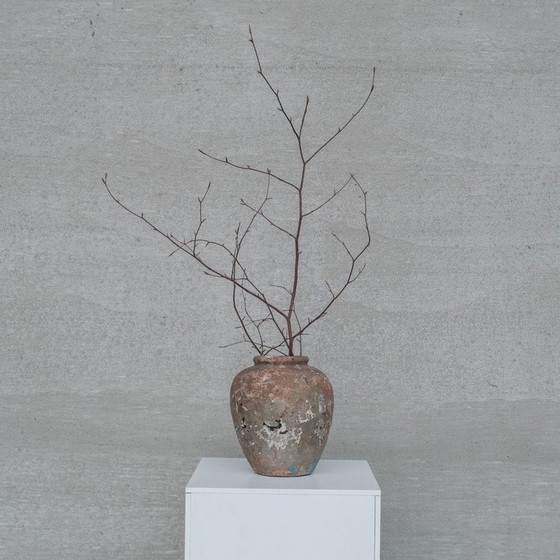 Image 1 of Vintage keramieken vaas met meerlaagse beschildering, Italië 1900