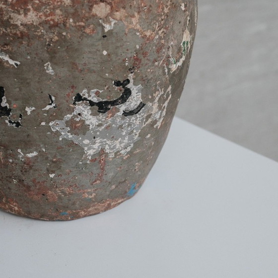 Image 1 of Vintage keramieken vaas met meerlaagse beschildering, Italië 1900