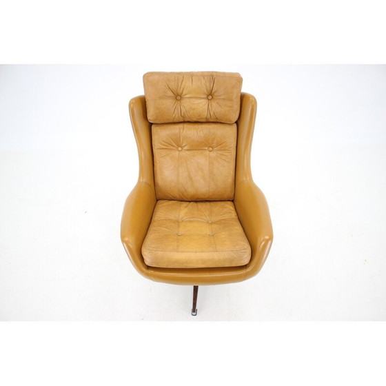 Image 1 of Vintage Peem leren verstelbare fauteuil, Finland 1970