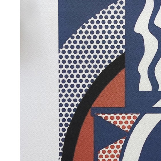 Image 1 of Vintage Roy Lichtenstein "Modern Head n.1" Limited Edition lithografie