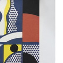 Vintage Roy Lichtenstein "Modern Head n.1" Limited Edition lithografie