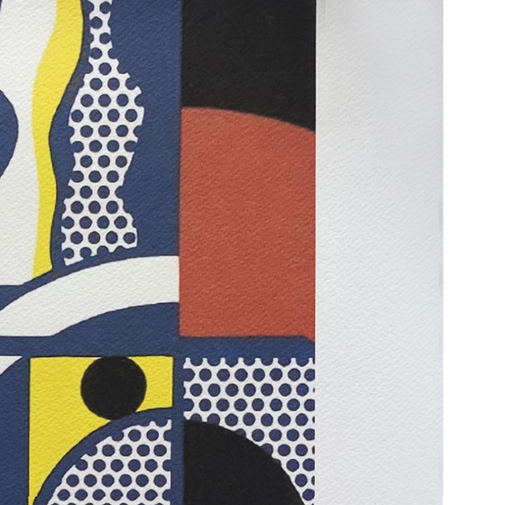 Image 1 of Vintage Roy Lichtenstein "Modern Head n.1" Limited Edition lithografie