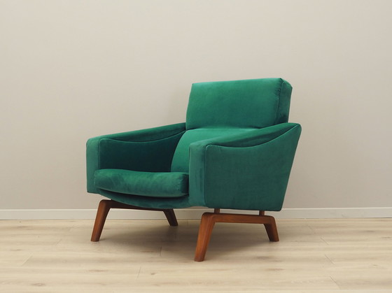 Image 1 of Groene fauteuil, Deens ontwerp, 1970S, Productie: Denemarken