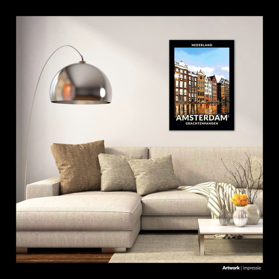 Image 1 of Grachtenpanden Amsterdam artwork