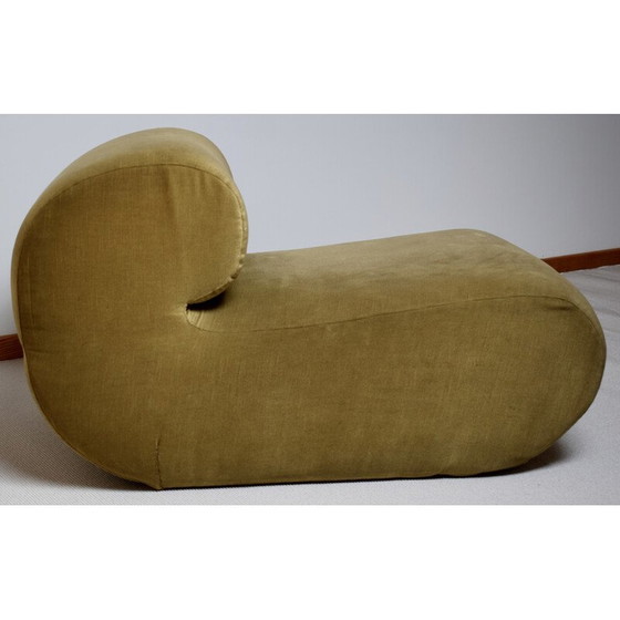 Image 1 of Vintage fauteuil in fluwelen stof, 1970