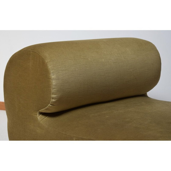 Image 1 of Vintage fauteuil in fluwelen stof, 1970