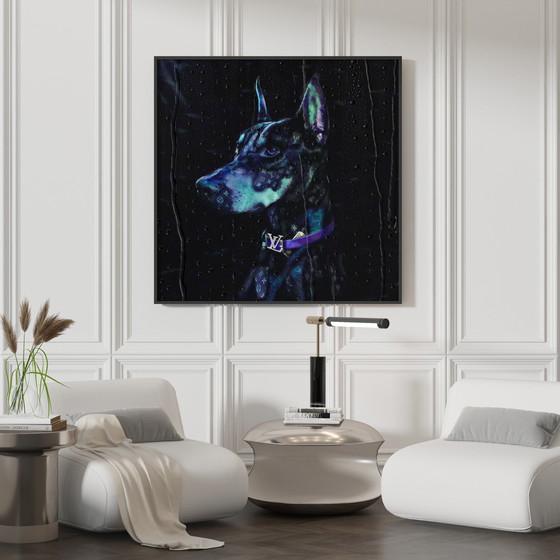 Image 1 of Limited Edition - Echelon Beast X Louis Vuitton | 100X100 Cm | 2025 (Ori, 1983)