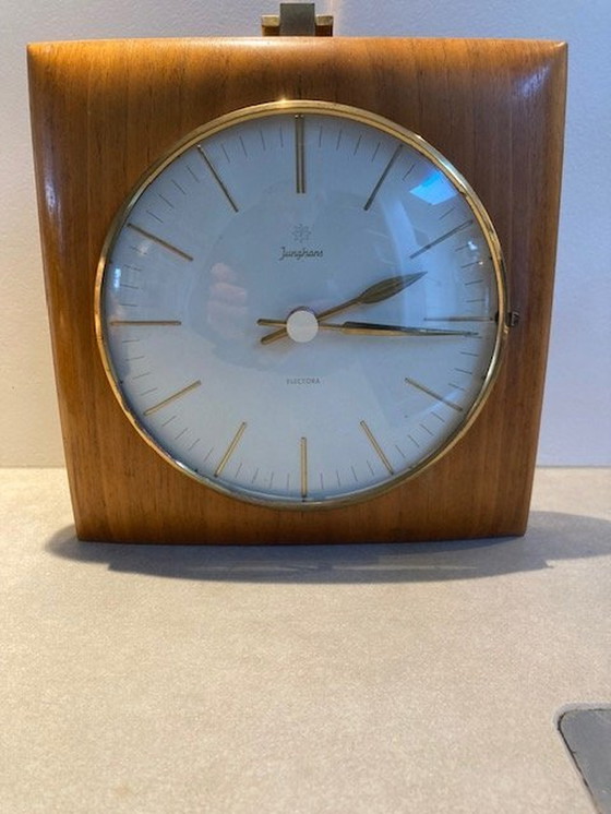 Image 1 of Mid Century Junghans Electore Wandklok