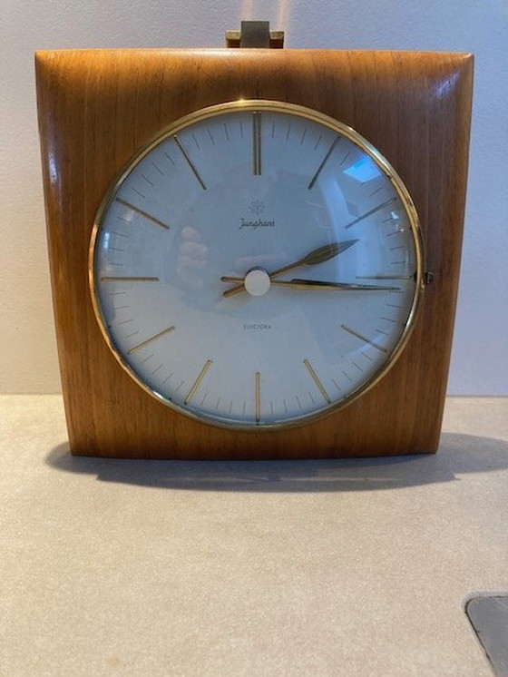 Image 1 of Mid Century Junghans Electore Wandklok