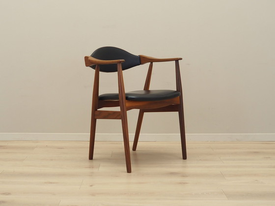 Image 1 of Set van zes teakhouten stoelen, Deens ontwerp, 1970S, Vervaardiging: Farstrup Møbler