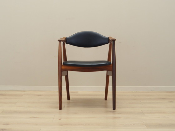 Image 1 of Set van zes teakhouten stoelen, Deens ontwerp, 1970S, Vervaardiging: Farstrup Møbler