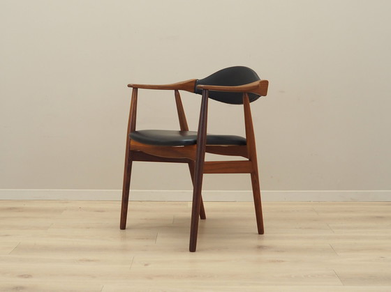 Image 1 of Set van zes teakhouten stoelen, Deens ontwerp, 1970S, Vervaardiging: Farstrup Møbler