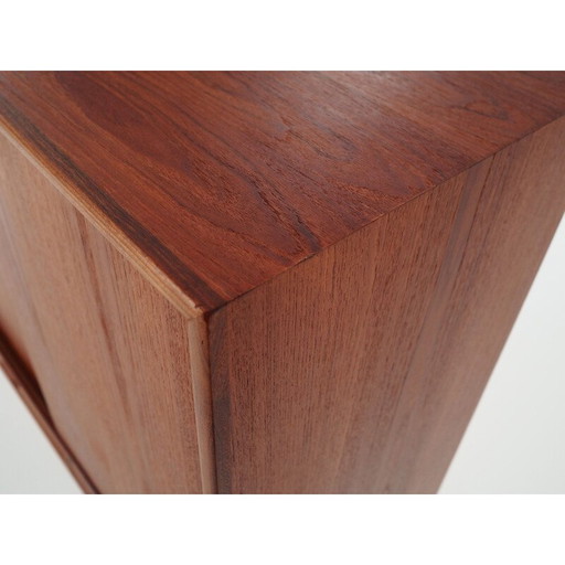 Vintage teakhouten highboard, Denemarken 1970