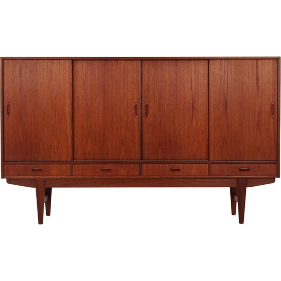 Image 1 of Vintage teakhouten highboard, Denemarken 1970