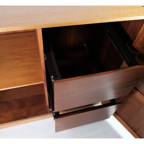 Image 1 of Vintage licht mahoniehouten kast van Søborg Furniture, Denemarken 1960