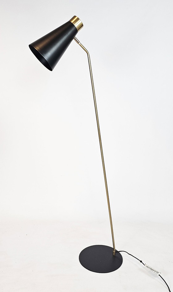 Image 1 of Kare design - model 'Richmond black' - vloerlamp - zwart - goud - 2020