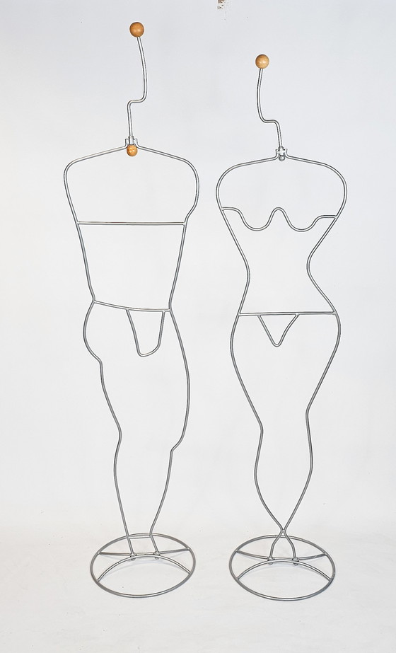 Image 1 of Vintage Ikea - dressboy - set (2) model Häpen - design Ehlén Johansson - Zweden - 80's