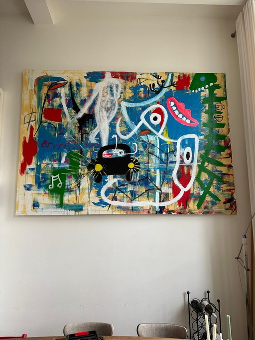 Schilderij Canvas 2,9M X 1,7M 