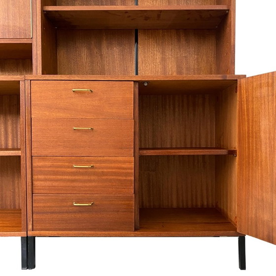 Image 1 of Mid-century Deens design wandmeubel teak jaren 60 wandsysteem