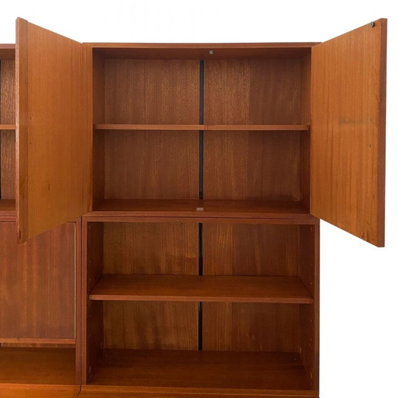 Image 1 of Mid-century Deens design wandmeubel teak jaren 60 wandsysteem