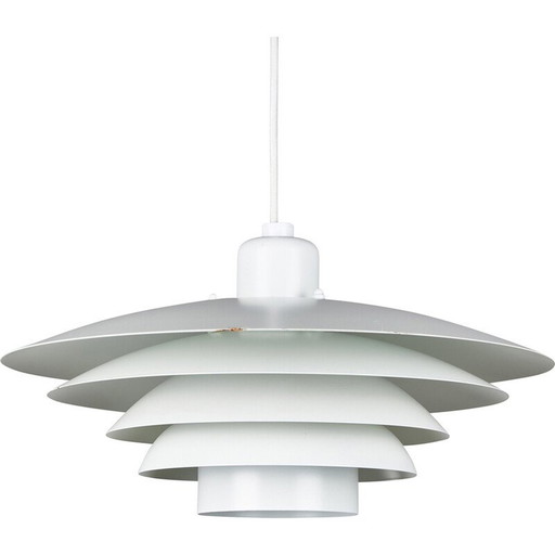 Vintage aluminium hoornen hanglamp, 1970