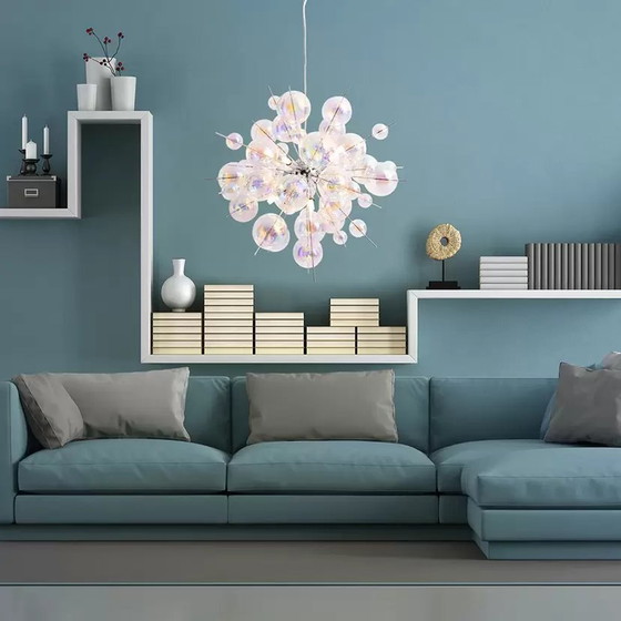 Image 1 of Mooie Lamp Hanglamp Explosie Van Glas