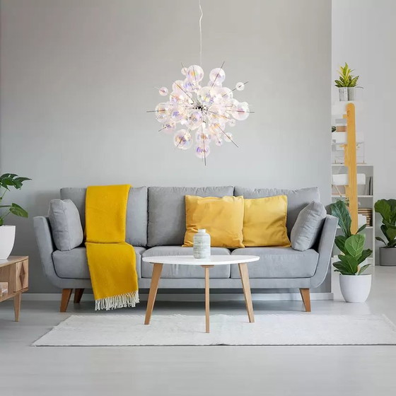 Image 1 of Mooie Lamp Hanglamp Explosie Van Glas