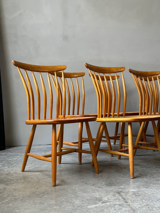 Set Van 6 Stoelen Van Akerblom, Zweden 50S