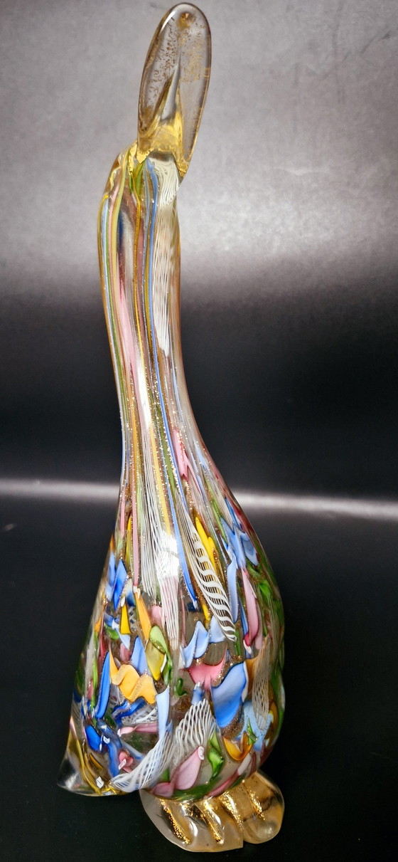 Image 1 of 50'S Murano glas Bizantino vogel gelabeld