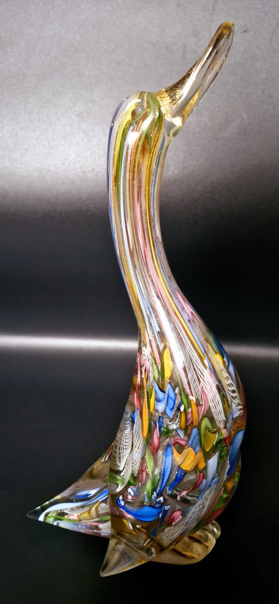 Image 1 of 50'S Murano glas Bizantino vogel gelabeld