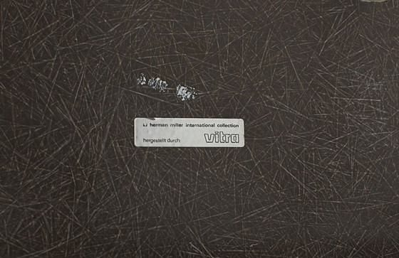 Image 1 of Mid Century RAR Schommelstoel met Vitra onderstel Charles & Ray Eames voor Herman Miller