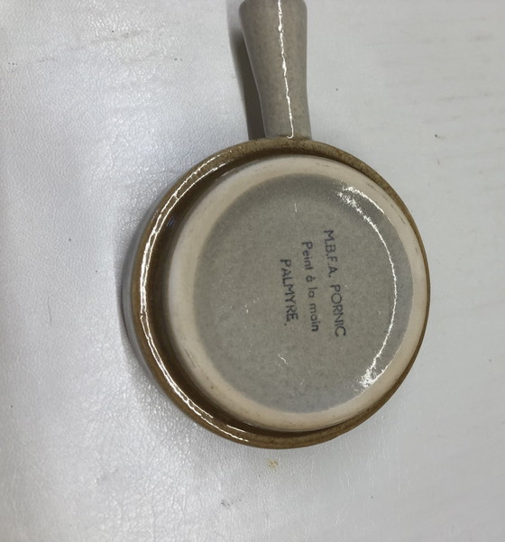 Image 1 of Set van 3 Vintage Pornische Keramische Schotels, Palmyra Ontwerp.