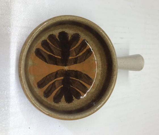 Image 1 of Set van 3 Vintage Pornische Keramische Schotels, Palmyra Ontwerp.