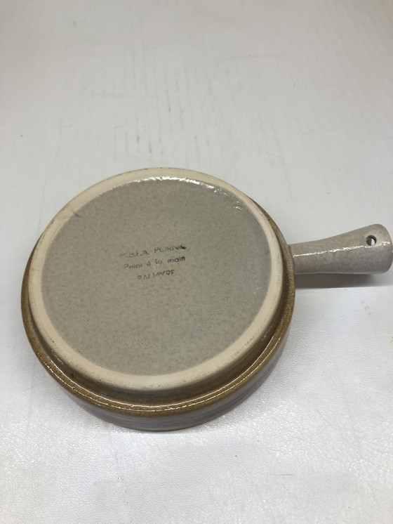 Image 1 of Set van 3 Vintage Pornische Keramische Schotels, Palmyra Ontwerp.