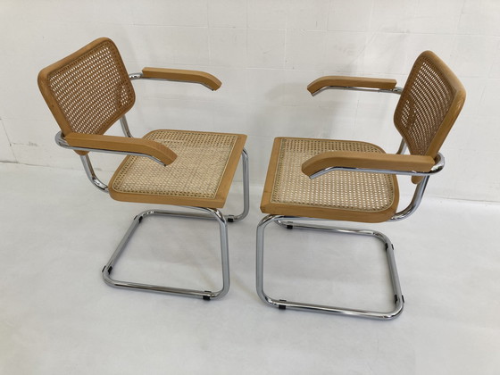 Image 1 of 2x Vintage Cesca Stoelen