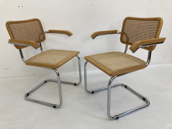 Image 1 of 2x Vintage Cesca Stoelen