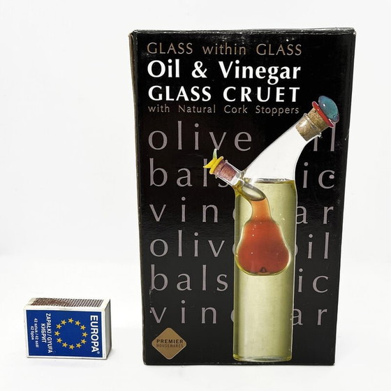 Image 1 of Vintage dubbele dispenser voor olie en azijn, Italië 1990